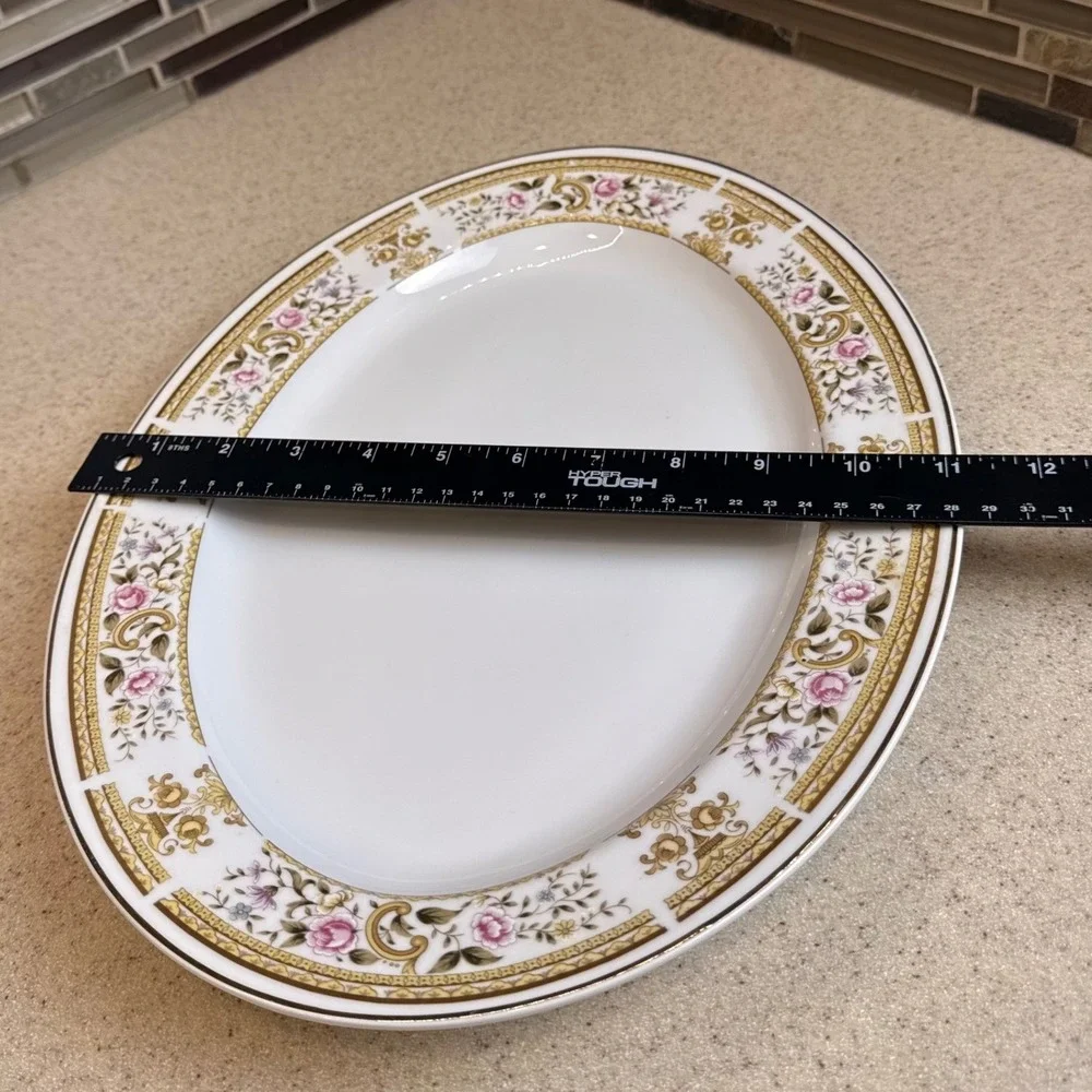 VTG Wallace Heritage Daphne Oval Serving Platter 14